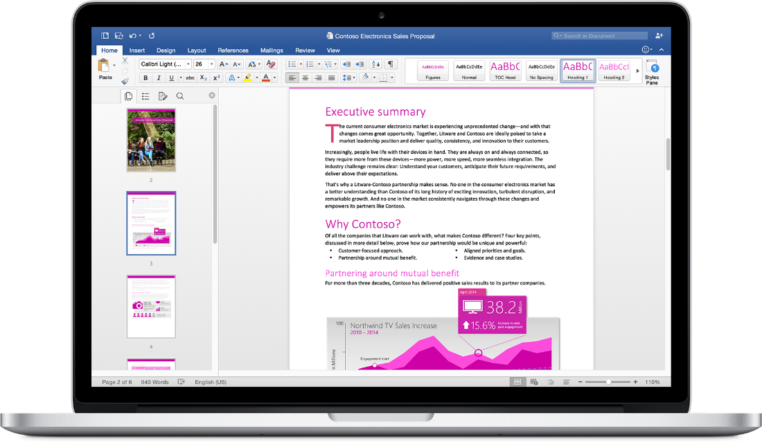 office 365 for windows and mac